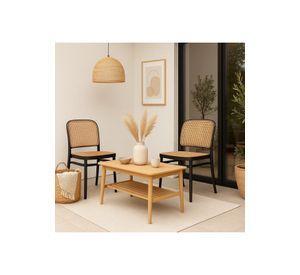 Silla Lombardía de Polipropileno - Negra