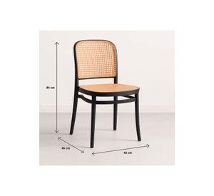 Silla Lombardía de Polipropileno - Negra