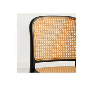 Silla Lombardía de Polipropileno - Negra