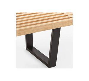 Banqueta de Madera y Metal George Nelson 160cm