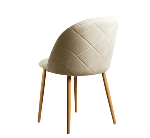 PACK 4 SILLAS PARA COMEDOR NORDIC FELPA SIMIL MADERA