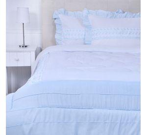 Cobertor Mf Broderie 2 P Rosa Frio