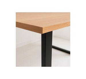 Mesa de Comedor Estilo Industrial 160x90 Madera Clara