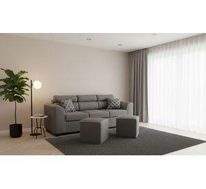 Sofa pufa 3c 2 pouf gris