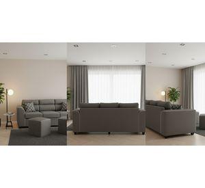 Sofa pufa 3c 2 pouf gris