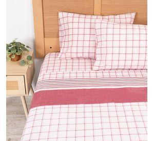 Sábana Estampada 144 H 2 P Tartan
