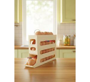 Organizador Dispensador De Huevos Para 30 Huevos Huevera 4 Niveles