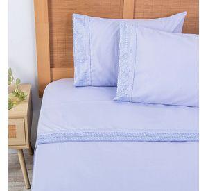 Sabana MF Plumetti Broderie King Morado