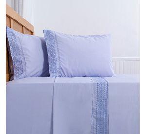 Sabana MF Plumetti Broderie King Morado