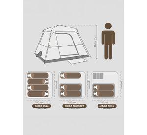 Carpa Laja Camping Automática Instant 4 personas Impermeable