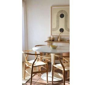 SILLA WISH ESTRUCTURA MADERA Y RATTAN TEJIDO
