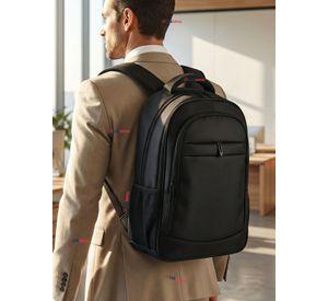 Mochila Ejecutiva Oficina Notebook Impermeable Resistente 48cm Negro 25L