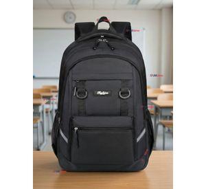 Mochila Ejecutiva Oficina Notebook Impermeable Resistente 44cm Negro 20L