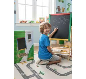 Pizarra Infantil 2 en 1 Tiza Plumon Magnética Estilo Montessori 64cm