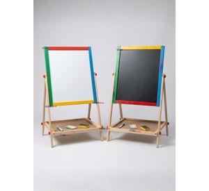 Pizarra Infantil 2 en 1 Tiza Plumon y Magnética Estilo Montessori de 64cm para Niños