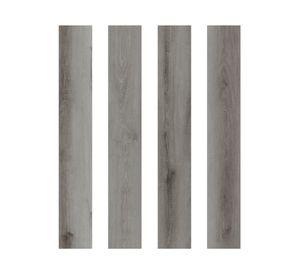 Piso vinílico SPC Lenga Glaciar gris 22.8x152.4 cm 2.43 m2