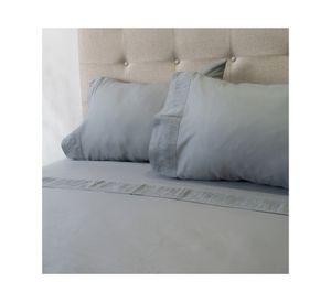 Juego de sábanas 2 plazas 210 hilos Drapped gris