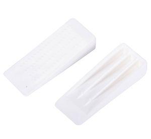 Tope puerta blanco 7.8x2.9x1.5 cm 2 unidades