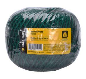 Hilo yute verde 2 mm x 140 m