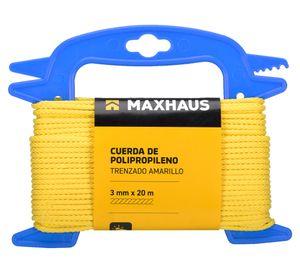 Polipropileno trenzado amarillo 3 mm x 20 m