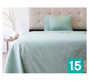 Juego de sábanas 1.5 plazas 210 hilos Drapped verde