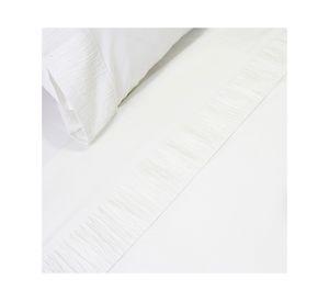 Juego de sábanas 1.5 plazas 210 hilos Drapped blanco