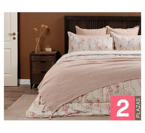 Plumón Sherpa beige 2 plazas