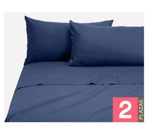 Juego de sábanas 144 hilos denim
 2 plazas