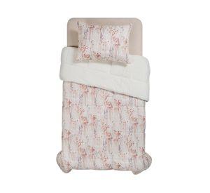 Plumón Sherpa beige 1.5 plazas