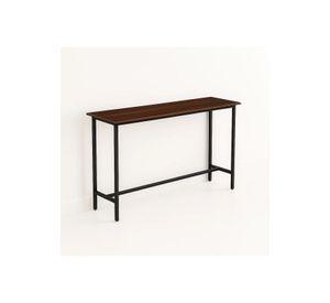 Mesa de Arrimo o Bar Alta Rustik - Madera Oscura Walnut