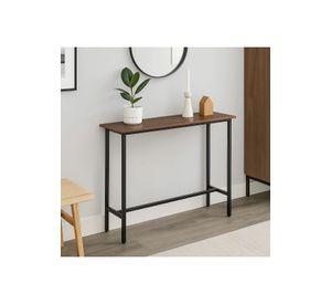 Mesa de Arrimo o Bar Alta Rustik - Madera Oscura Walnut