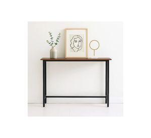Mesa de Arrimo o Bar Alta Rustik - Madera Oscura Walnut
