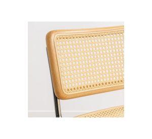 Pack de 2 Sillas Breuer Madera y Rattan - Madera