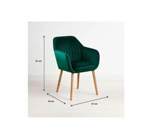 Pack de 2 Butacas Sitiales Poltrona Diamante Terciopelo - Verde