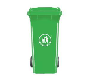 Basurero verde 120 lt