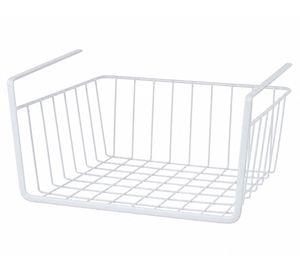 Canasto organizador de muebles blanco