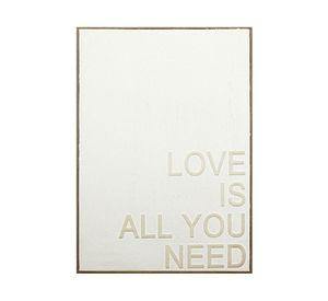 Cuadro con marco Textura frase 70x50 cm D1