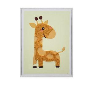 Lámina con marco Kids jirafa 40x30 cm