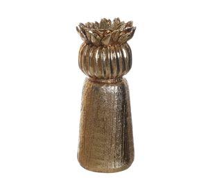 Portavela Alto dorado 7 cm