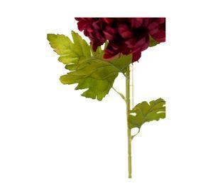 Flor tallo Dalia burdeo 74cm