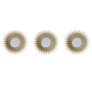 Espejo Dorados EA dorado 25 cm 3 piezas