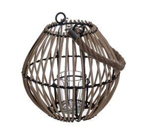Farol Look madera EA natural 17x17x14.5 cm