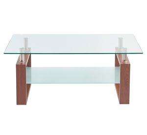 Mesa de centro rectangular Nothofagus  45x110x70 cm café claro