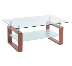 Mesa de centro rectangular Nothofagus  45x110x70 cm café claro