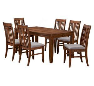 Juego de comedor 6 sillas Murcia 74x160x90 cm