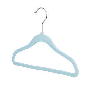 Colgador ropa infantil celeste 3 unidades