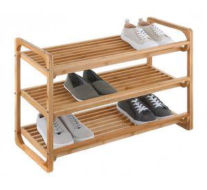 Organizador zapatos 3 pisos bambú