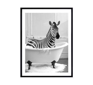 Canvas con marco Zebra 60x45 cm