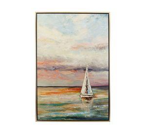 Canvas con marco 90x60 cm Velero D1