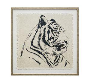 Canvas con marco Tigre 50x50 cm